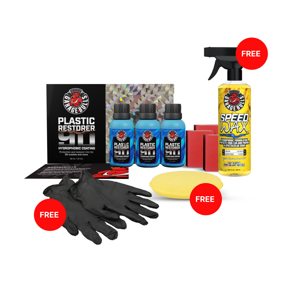 Plastic Restorer 3 Pack + FREE SpeedWax + GIFTS