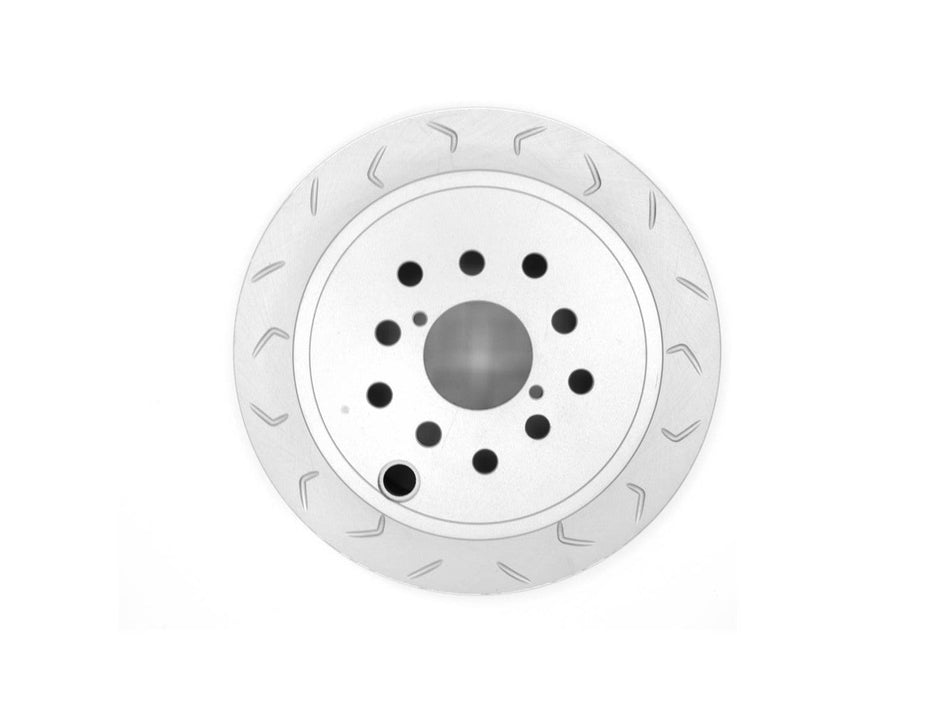 FactionFab Slotted Rear Rotor V2 Dual Drilled 5x100/114 Subaru WRX 2022+ 6mt / FR-S / BRZ / 86 2013+